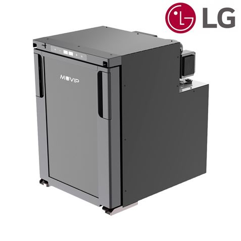 NEVERA FIJA CON COMPRESOR LG 12V 50 LITROS 60W MUVIP MV0469