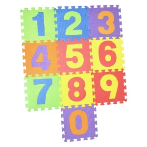 ALFOMBRA ROMPECABEZAS PARA NIÑOS DE 10 PIEZAS 30X30CM, APRENDEN JUGANDO Y DESARROLLAN COGNITIVAMENTE GENIAL