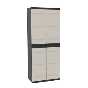 ARMARIO PLASTICO MULTIUSOS 70X44X176CM 9204NEG PLASTIKEN 758274