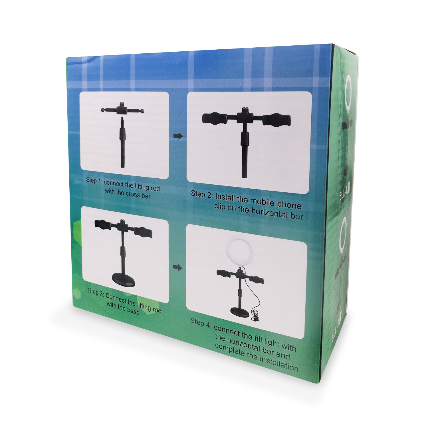 Aro de Luz 6″ de Escritorio Tres tonos - Imagen 3