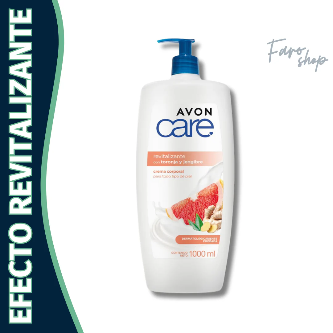 CREMA AVON CARE REVITALIZANTE CON TORONJA Y JENGIBRE