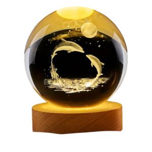 Esfera de Cristal Luminosa 10″ CK-003