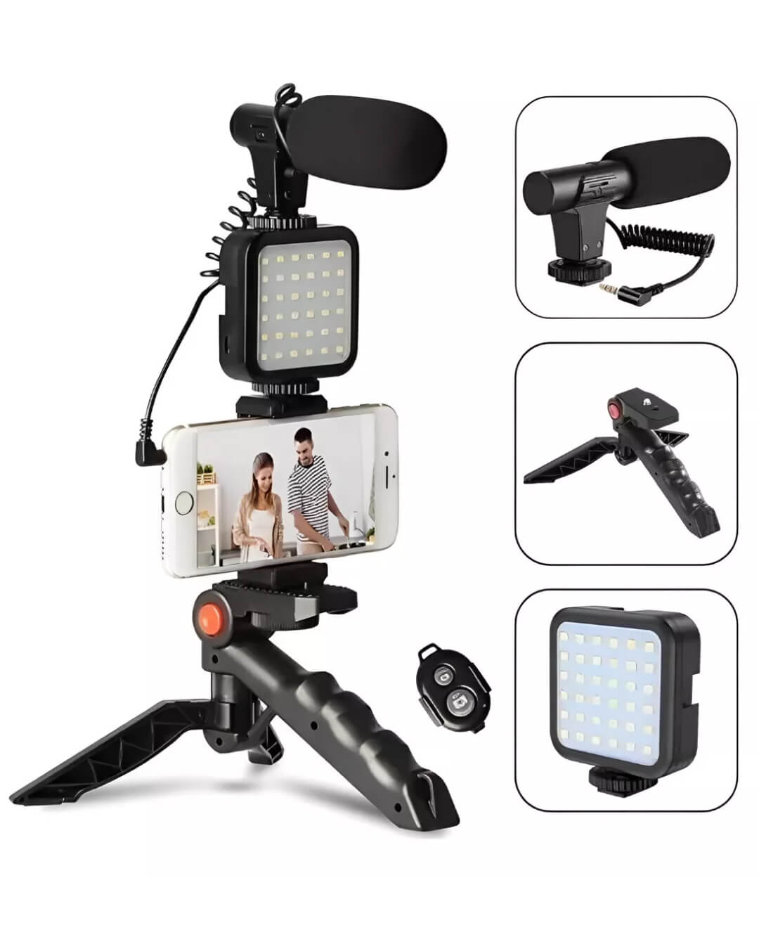 Kit Estabilizador con Luz Led AY-49 - Imagen 2