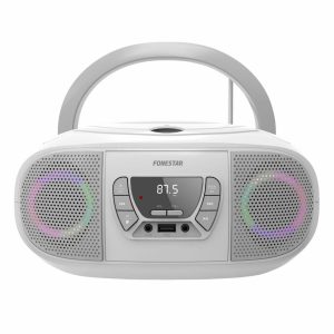 RADIO CD/USB PORTATIL BLANCO BOOM-GO-B FONESTAR BOOMGOB