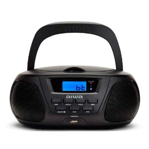 RADIO CD/USB/BLUETOOTH PORTATIL NEGRO AIWA BBTU300BKMKII