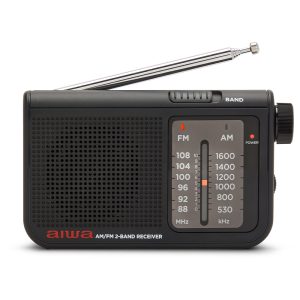 RADIO PORTATIL ANALOGICA NEGRA FM/AM AIWA RA55BK