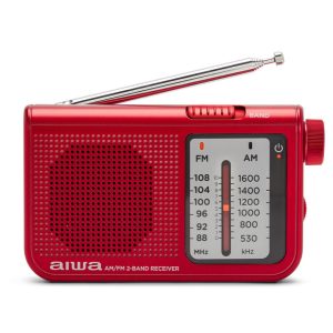 RADIO PORTATIL ANALOGICA ROJA FM/AM AIWA RA55RD