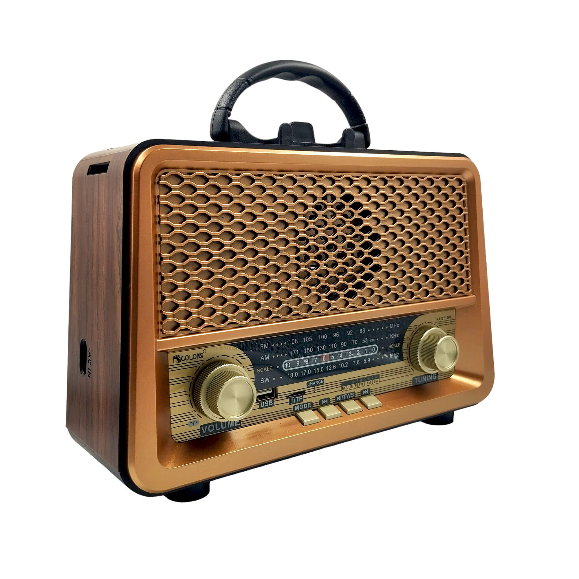 Radio Clásico / Vintage Golon RX-BT89 - Imagen 2