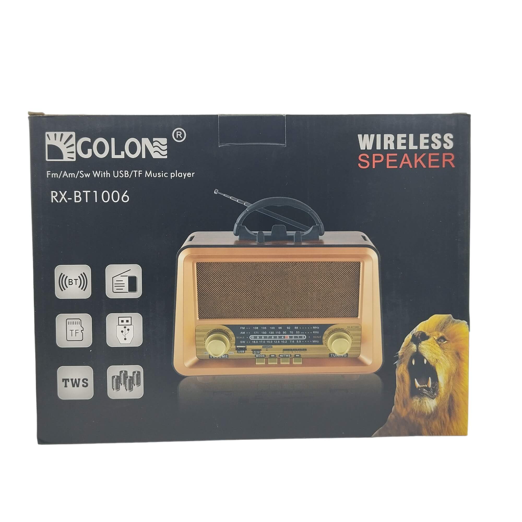 Radio Clásico / Vintage Golon RX-BT89 - Imagen 3