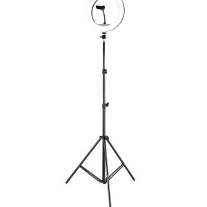 Aro De Luz Led 26 Cm Con Soporte Para Celular Y Trípode QX-260