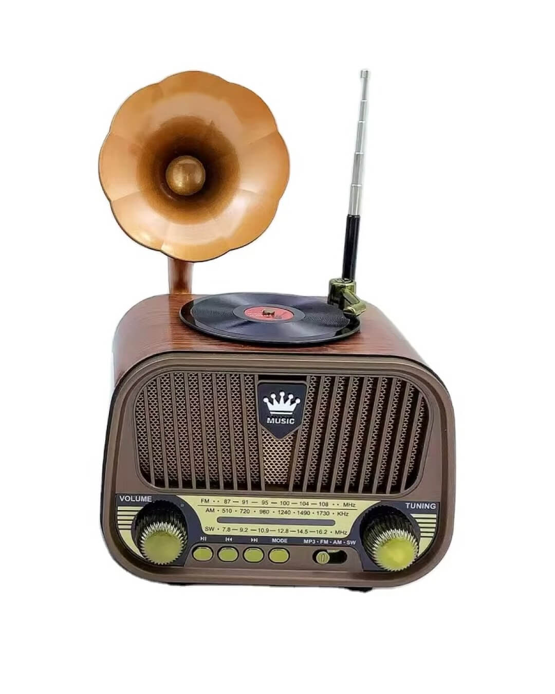 Radio Tipo Clásico Bluetooth am/fm meier m-1318 - Imagen 2